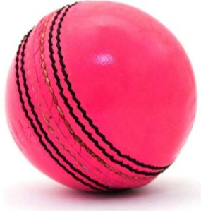 Pink Leather Cricket Balls