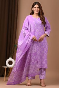 bagru hand block printed cotton stitched suits