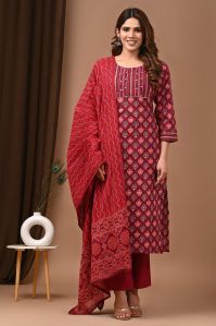 bagru hand block printed cotton stitched suits