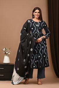 bagru hand block printed naira cut stitched cotton suits