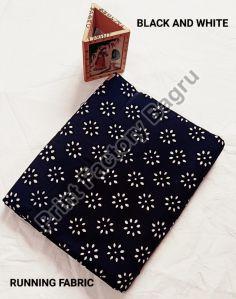 Cotton Hand Block Printed Running Fabric