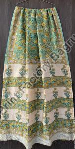 Chanderi saree bagru hand block printed