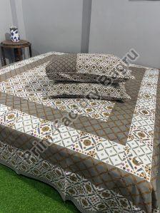 Bagru Hand Block Printed Bedsheet