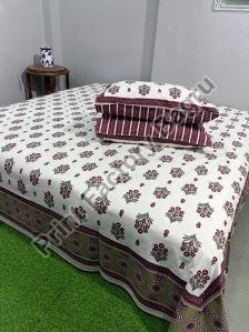 Bagru Hand Block Printed Bedsheet