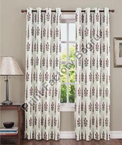 Hand Block Printed Cotton Curtain