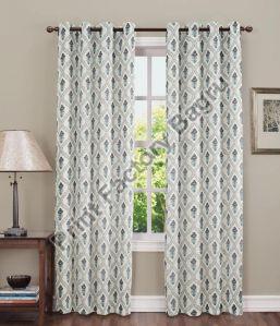 Hand Block Printed Cotton Curtain