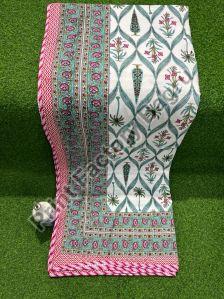 Bagru Hand Block Printed Double Bed Dohar