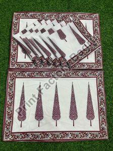 Mat Set Bagru hand block printed