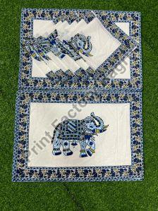 Mat Set Bagru hand block printed