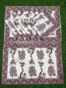 Mat Set Bagru hand block printed