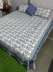 Cotton bedsheets hand block printed