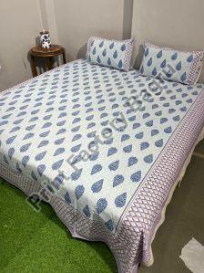 Cotton bedsheets hand block printed