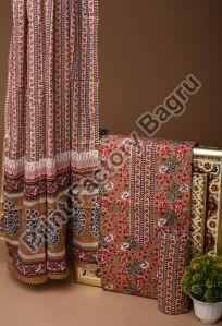 Gota patti suit block printed