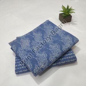 kantha fabric pure cotton bagru hand block printed dress material