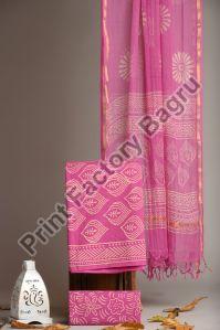 Kotadoria Dress Material Bagru Hand Block Printed