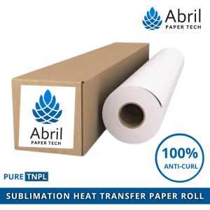 Anti Curling Sublimation Heat Transfer Paper Roll