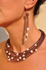 Leather Necklace Set