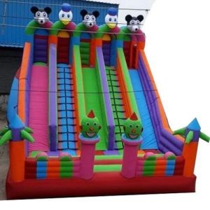 5 Way Mickey Mouse Inflatable Slide Bouncy