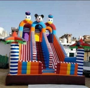 Multicolor Mickey Mouse Jumping Jhula