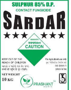 Sardar Sulphur 85% D.P Contact Fungicide