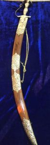 Special Wooden and Brass Tegas Sword