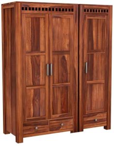Sheesham Wood 3 Door Wardrobe