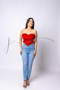 Ladies Heart Tube Top