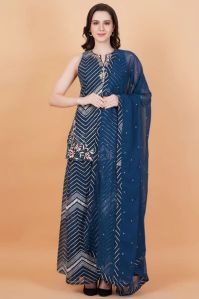 Aegean Georgette Sharara Suit