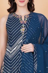 Aegean Georgette Sharara Suit