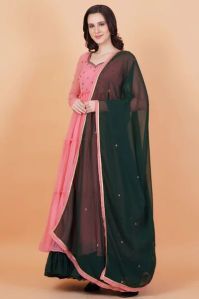 Party Wear Georgette Full Length Dress