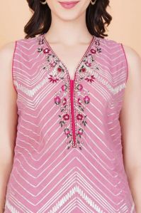 Pink Zardosi Work Sharara Suit