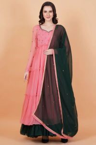 Party Wear Georgette Full Length Dress