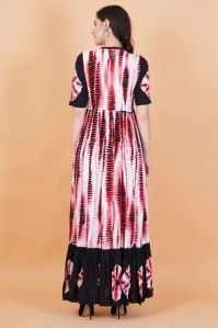 Rayon Cotton Full Length Gown