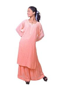 Viscose Chikankari Sharara Suit