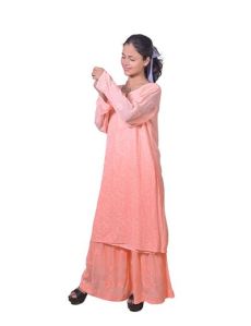 Viscose Chikankari Sharara Suit