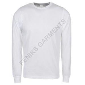 Mens Full Sleeve Cotton Round Neck T-Shirts