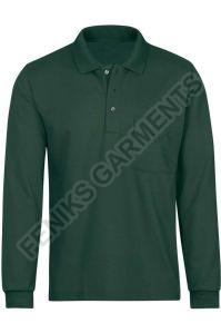 Mens Full Sleeve Polyester Polo  T-Shirts