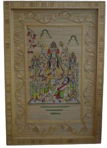 durga maa handmade photo frame