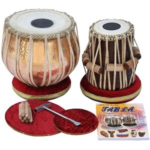 New Tabla Dugga Set Dayan Bayan Wood Drum Heavy Hammer Cushions