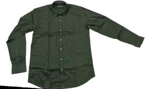 Madrid Twill Bottel Green Mens Full Sleeve Shirt