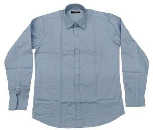 Madrid Twill Sky Blue Mens Full Sleeve Plain Shirt