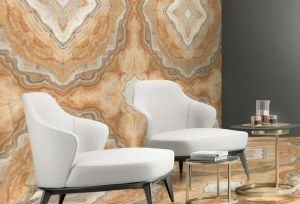 Bookmatch Glossy Porcelain Tiles