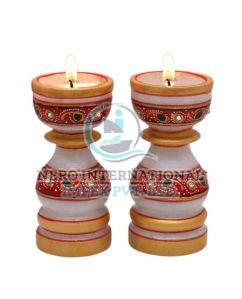 Designer Marble Candle Stand