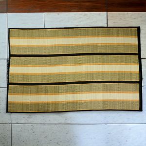 Handmade Natural Grass & Cotton Mat