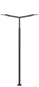 10 Feet Double Arm Street Light Pole