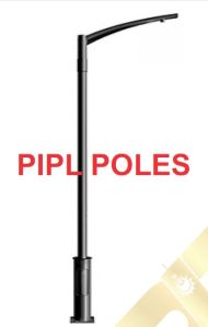 Black Outdoor Light Pole