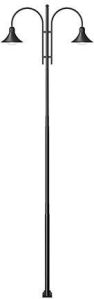 GI Double Arm Garden Light Pole