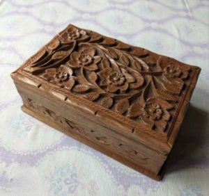Fancy Carved Wooden Box