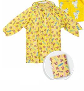 Kids Printed Polyester Rain Coat