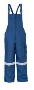 Mens Blue Working Bib Pant